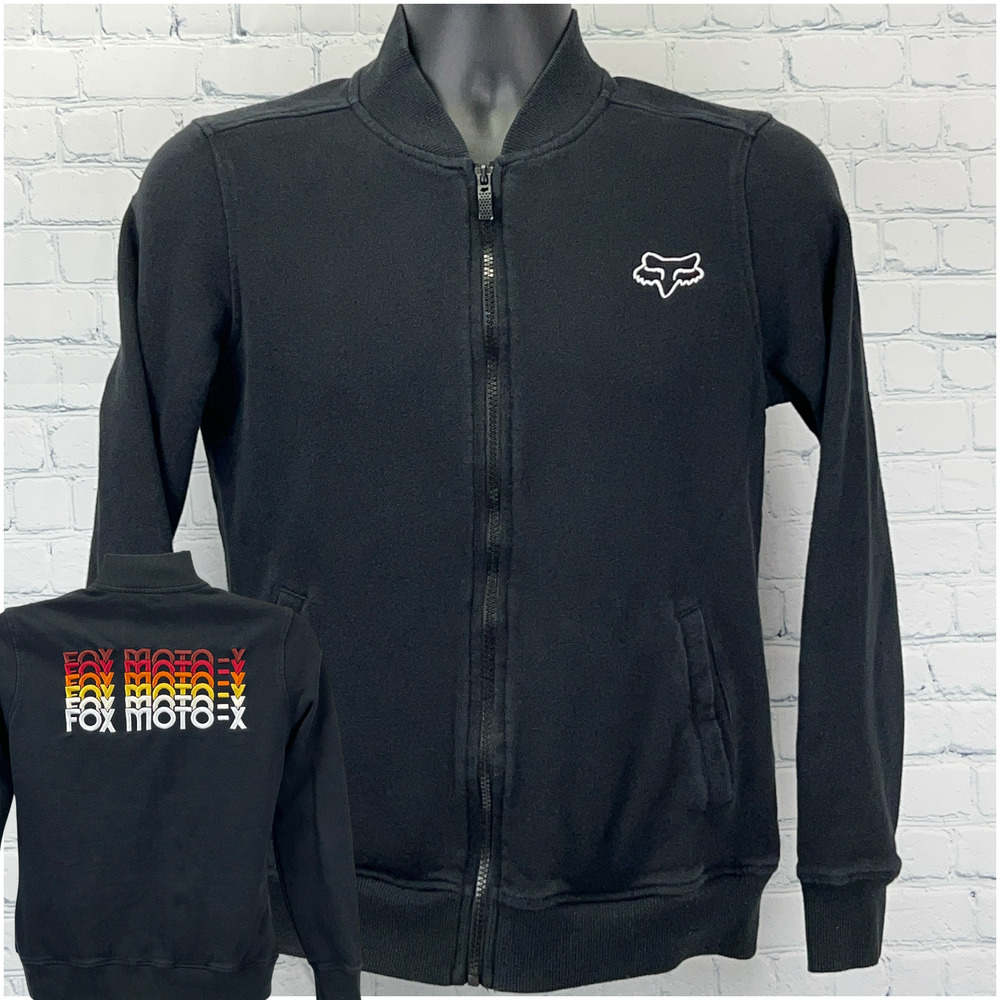 Fox Racing Moto-X Jacket Black Motocross MX MTB Supercross Bike Mens S Small